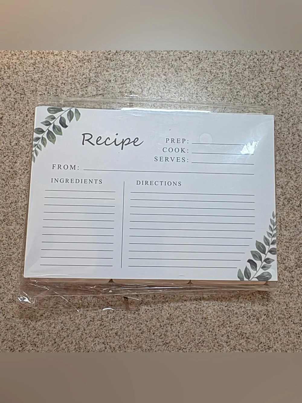 Paulonia Wooden Recipe Box - Natural Wood with cards, dividers& protectors NWT